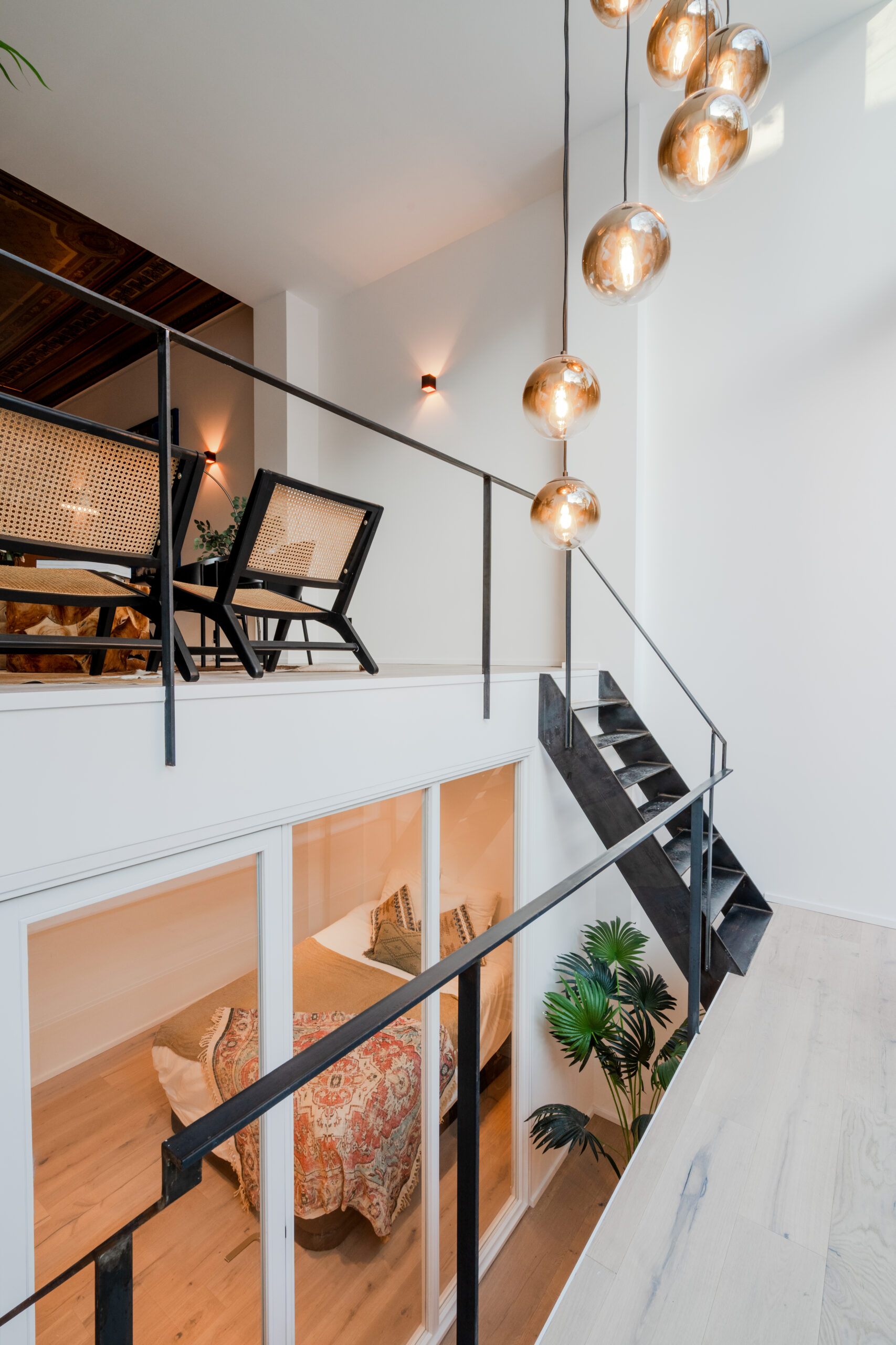 Intérieur rénové d'un bien certifié à Bruxelles